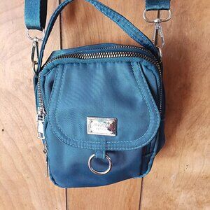 Jingpin Lightlife Teal Crossbody Bag Mini Camera Bag Adjustable Strap New